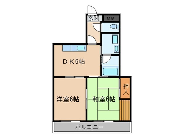 アイリスマンションの物件間取画像